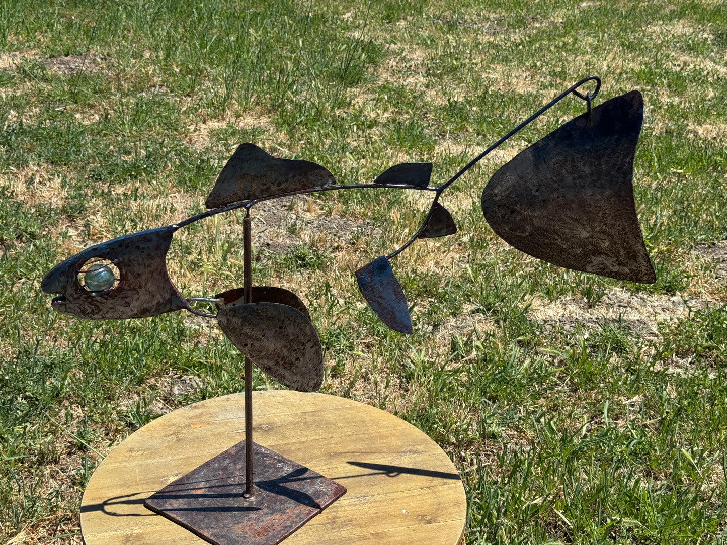 Large Napa River Steelhead 28 inches x 12 inches x 5 inches (Blue/Splatter Finish)