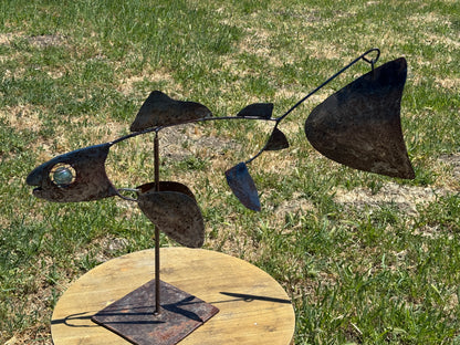 Large Napa River Steelhead 28 inches x 12 inches x 5 inches (Blue/Splatter Finish)