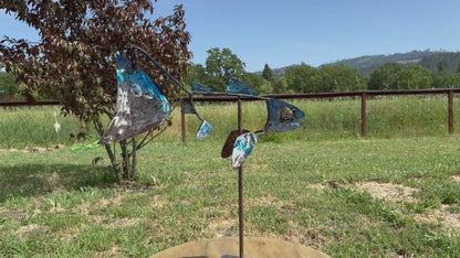 Medium Napa River Steelhead 19 inches x 9 inches x 5 inches (Blue/Splatter Finish)